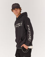 MEN'S RELAXED HOODIE - CARBON VANDAL