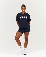 BOXY TEE - DEEP NAVY VINTAGE MSCR