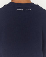 BOXY TEE - DEEP NAVY VINTAGE MSCR