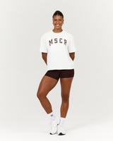 BOXY TEE - OFF WHITE VINTAGE MSCR