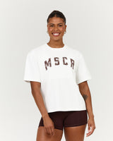 BOXY TEE - OFF WHITE VINTAGE MSCR