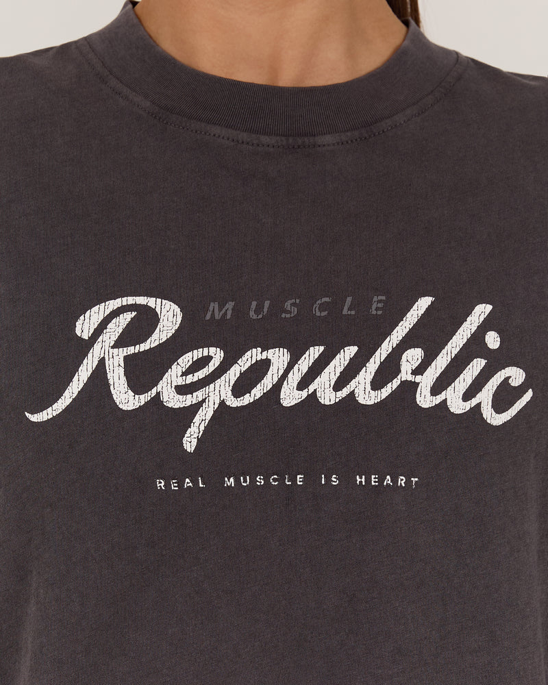 VINTAGE TEE - CHAR