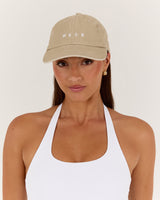 WOMENS MSCR DAD CAP - BEIGE