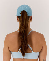 WOMENS MSCR DAD CAP - ICE BLUE