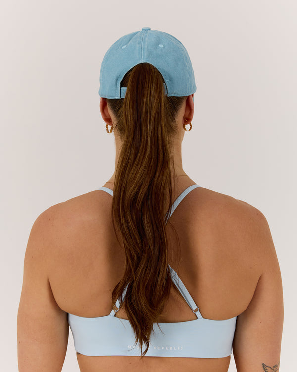 WOMENS MSCR DAD CAP - ICE BLUE