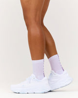 WOMENS PERFORMANCE SOCKS - LIGHT LILAC HAZE