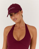 WOMENS REPUBLIC DAD CAP - BERRY
