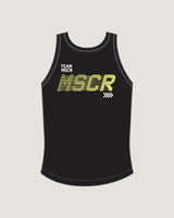 WOMENS SUN RUN RACE DAY SINGLET - BLACK