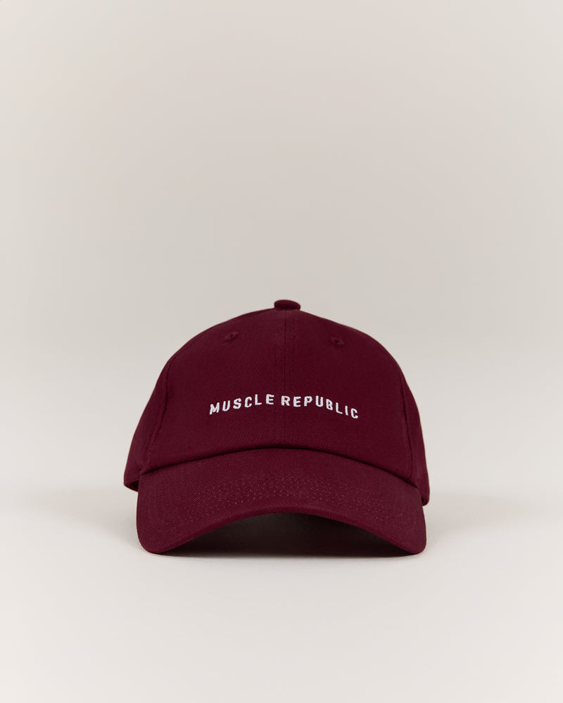 WOMENS REPUBLIC DAD CAP - BERRY