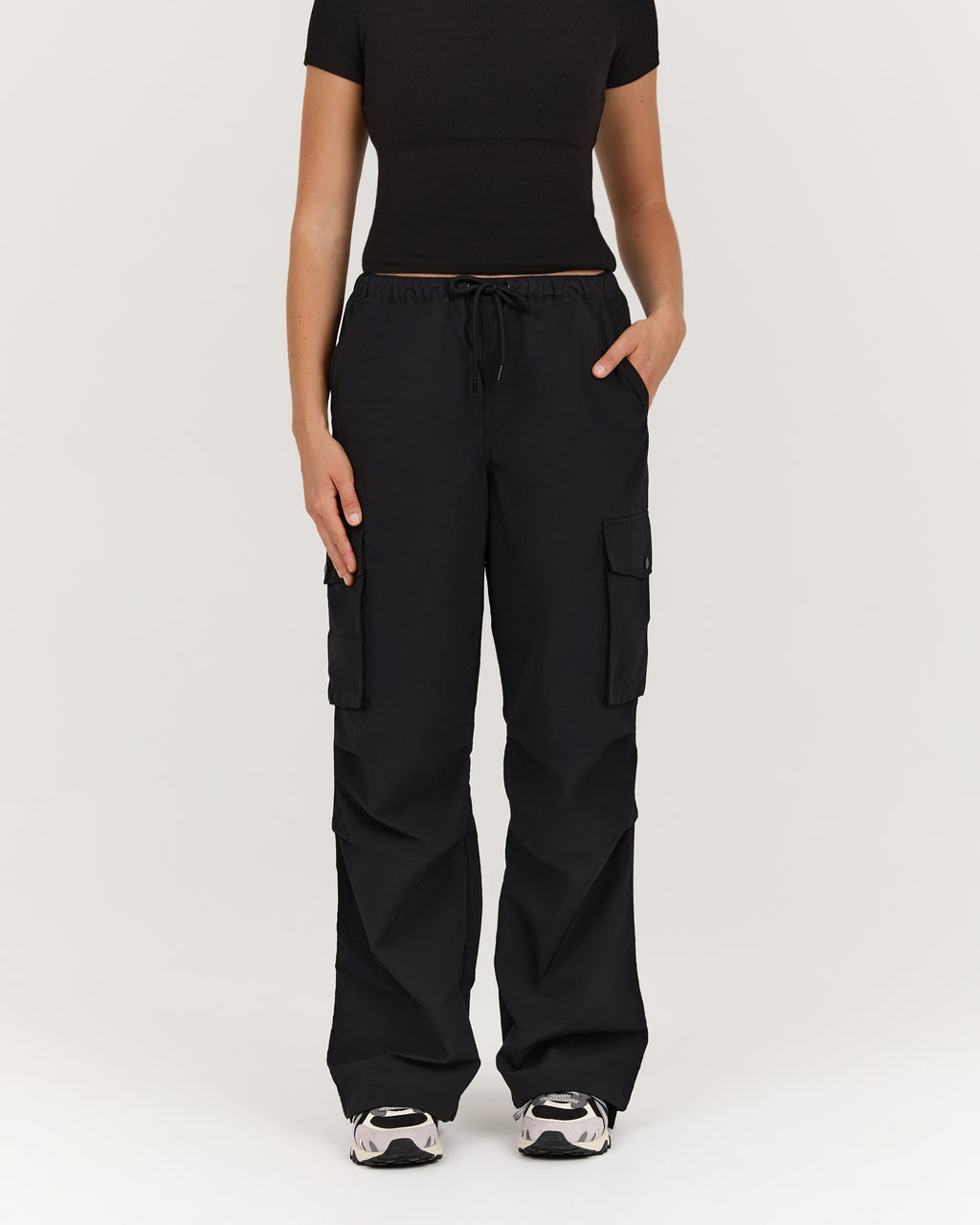 WOVEN UTILITY TALL PANT - BLACK – MUSCLE REPUBLIC