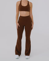 LUXE BELLA FLARES - CHOCOLATE