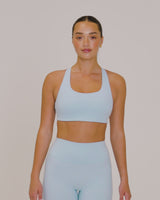 MOTION RACER BACK BRA - ICE BLUE