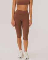 LUXE BRIA CAPRI LEGGING - TOFFEE