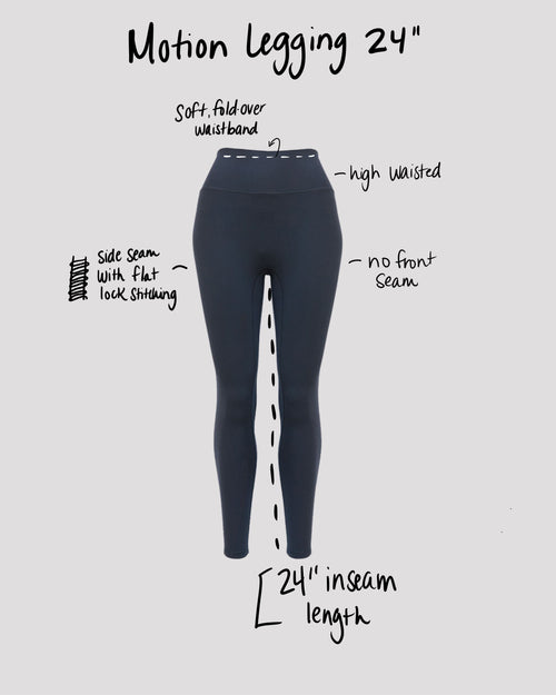 MOTION LEGGINGS 24" - STORM