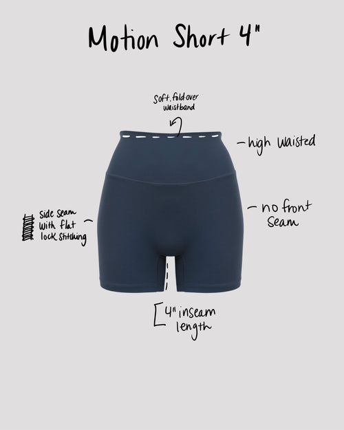 MOTION SHORTS 4" - STORM