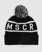 POM POM BEANIE II - BLACK