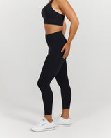 LUXE LEGGINGS 7/8 - BLACK