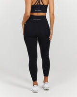 LUXE LEGGINGS 7/8 - BLACK