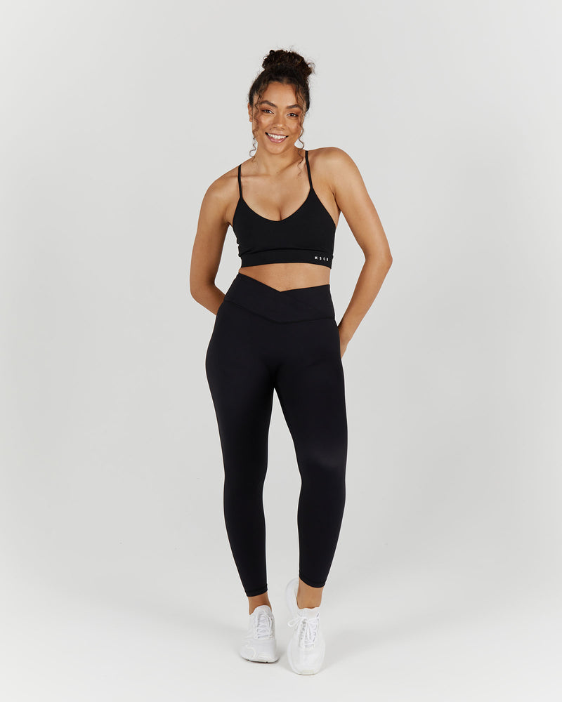 Hip Sports Yoga Pants Solid Color Leggings Women Pants, Size: M(Black),  snatcher