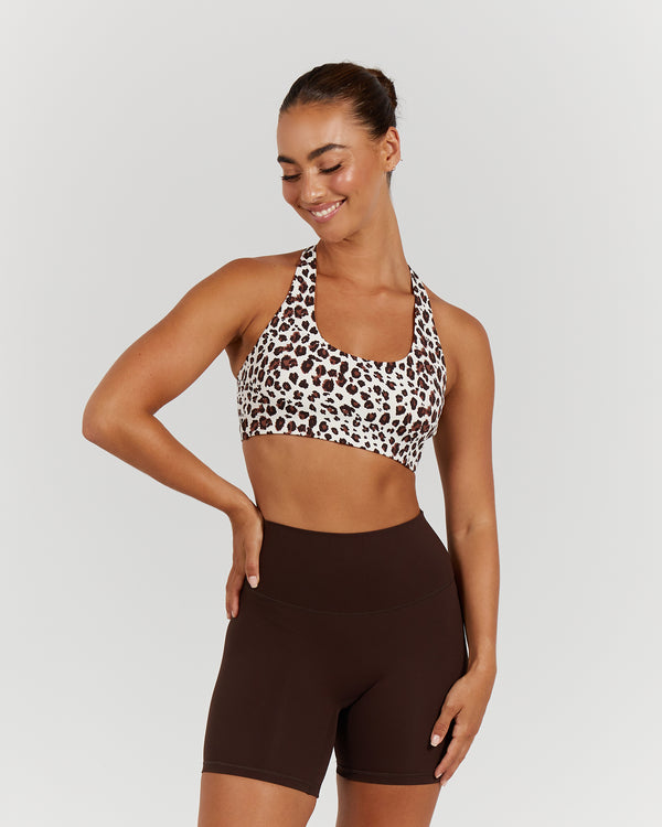 LUXE TESSA BRA - DEEP LEOPARD