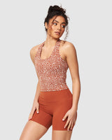 LUXE MIDRIFF TANK - ELEMENTAL RUST