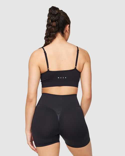 SEAMLESS SCOOP BRA - SPACE