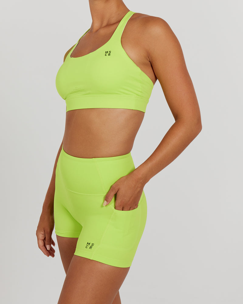 1MR BOOTY SHORTS - NEON