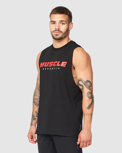 ROCKY MUSCLE TANK OG - BLACK