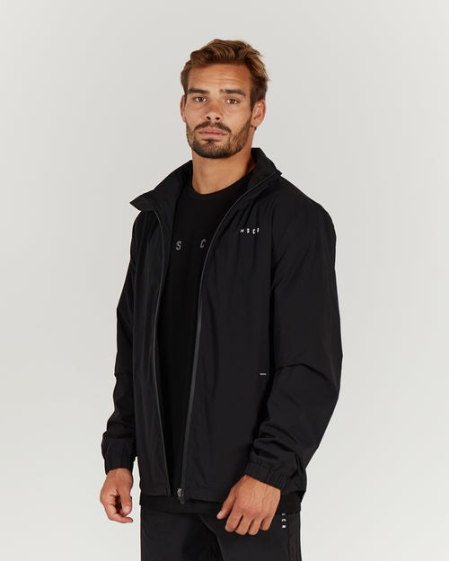 EVOLVE WINDBREAKER JACKET - BLACK