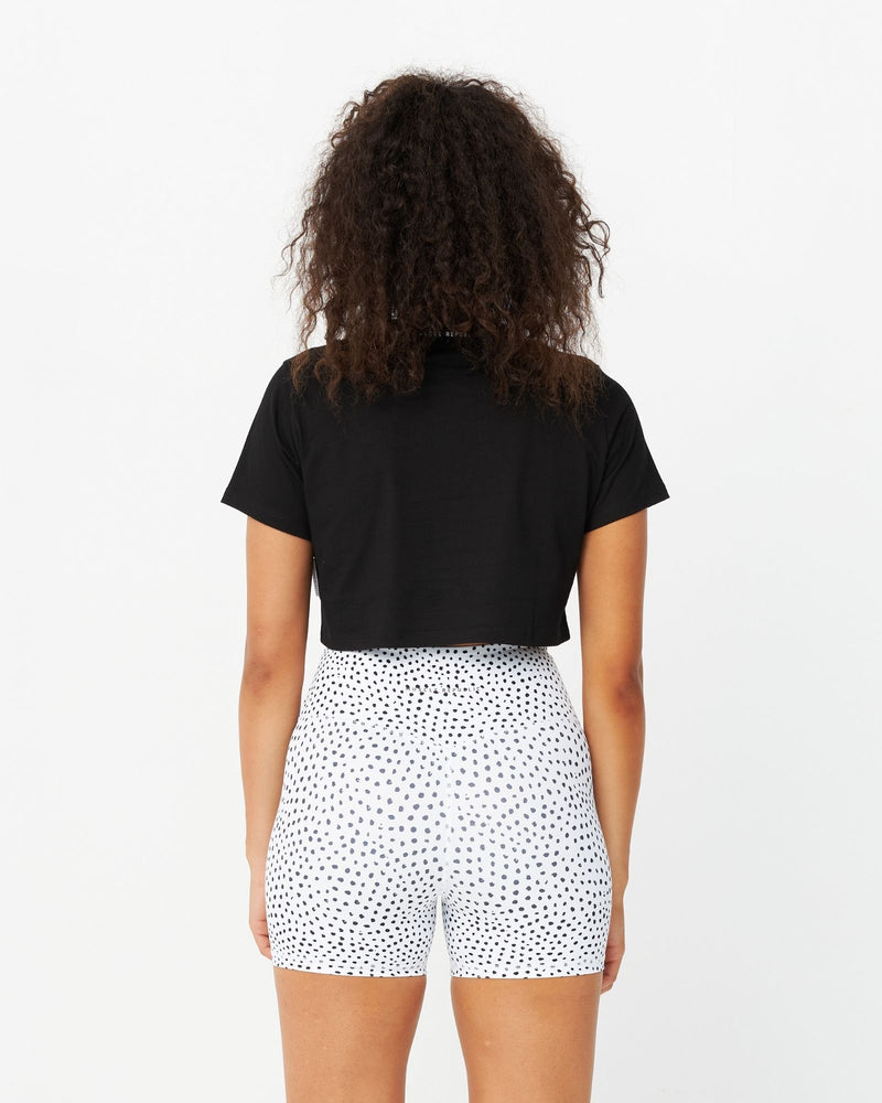CROPPED TEE - BLACK